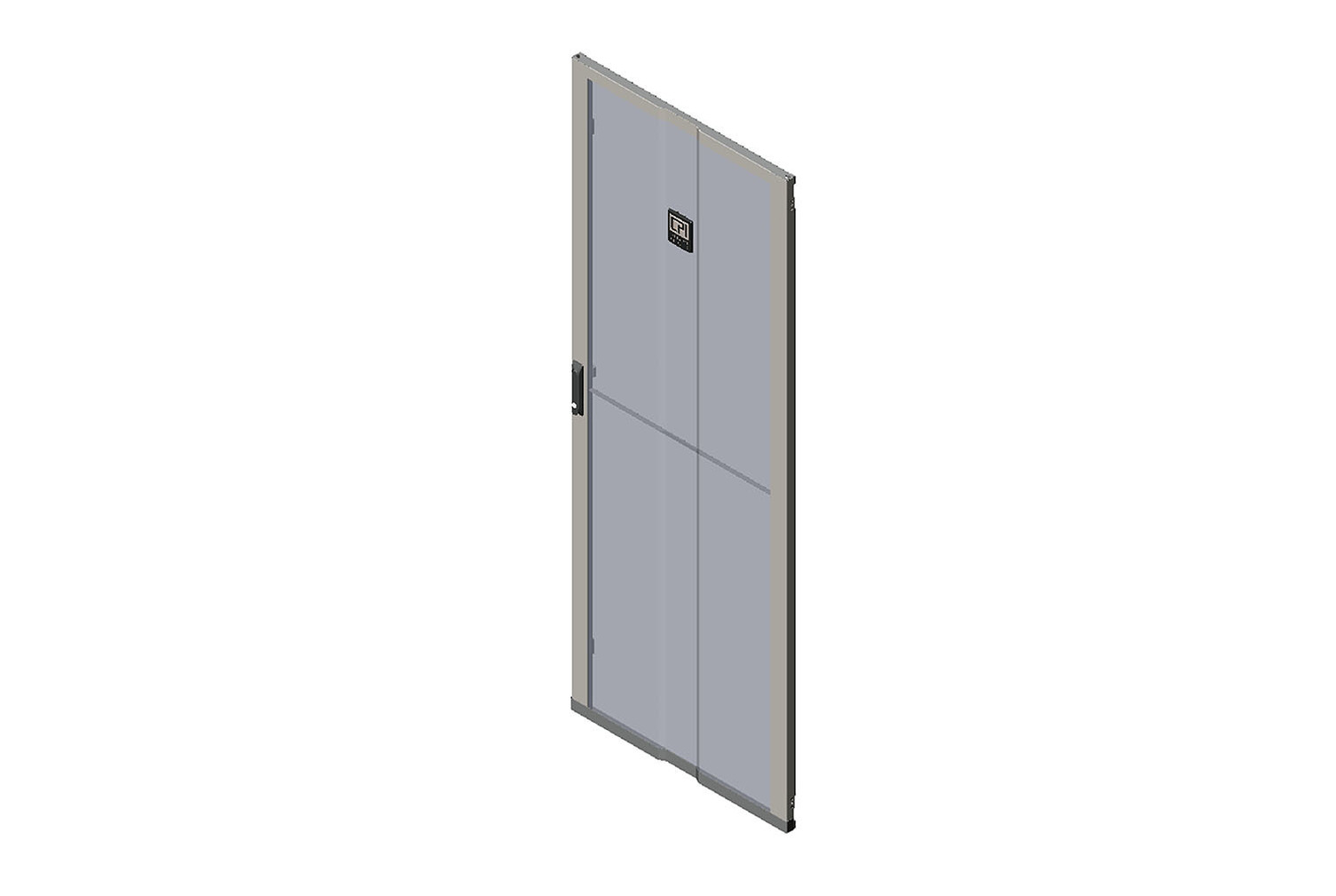 Single Perforated Metal Front Door for ZetaFrame® Cabinet - Image 2