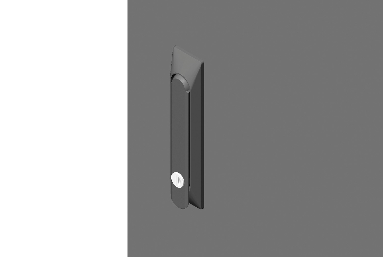Kits de cerradura o para puerta posterior sencilla de metal sólido para gabinete ZetaFrame™ - Image 0