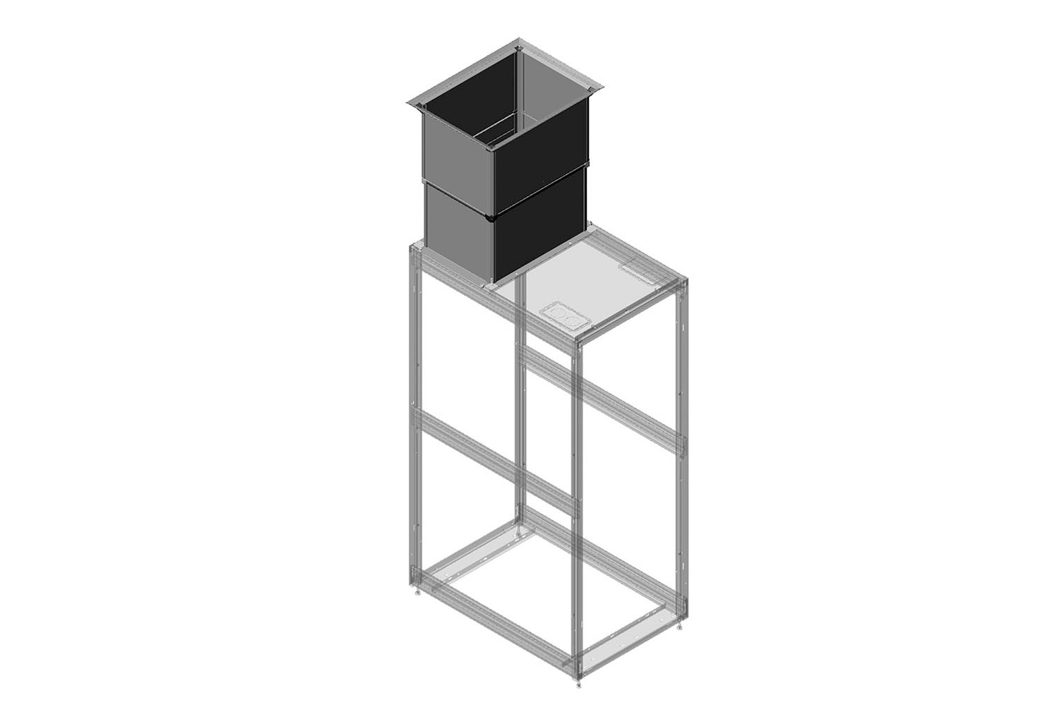 Vertical Exhaust Duct For ZetaFrame® Cabinet - Image 1