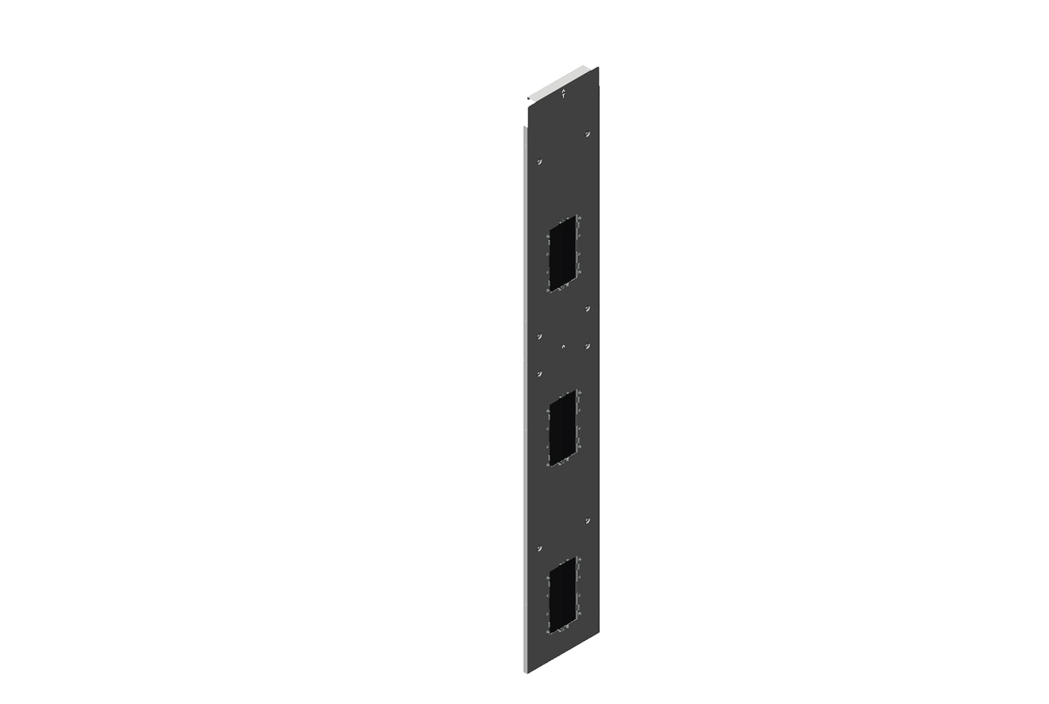 Full Height Mid-Panel Assembly Kit for Evolution® Single-Sided Vertical Cable Manager - Image 0