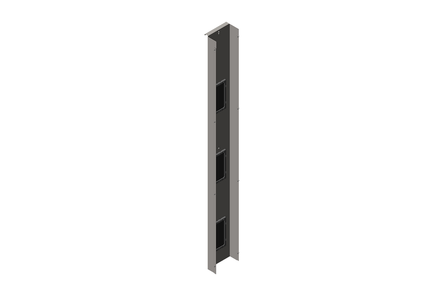 Full Height Mid-Panel Assembly Kit for Evolution® Double-Sided Vertical Cable Manager - Image 0