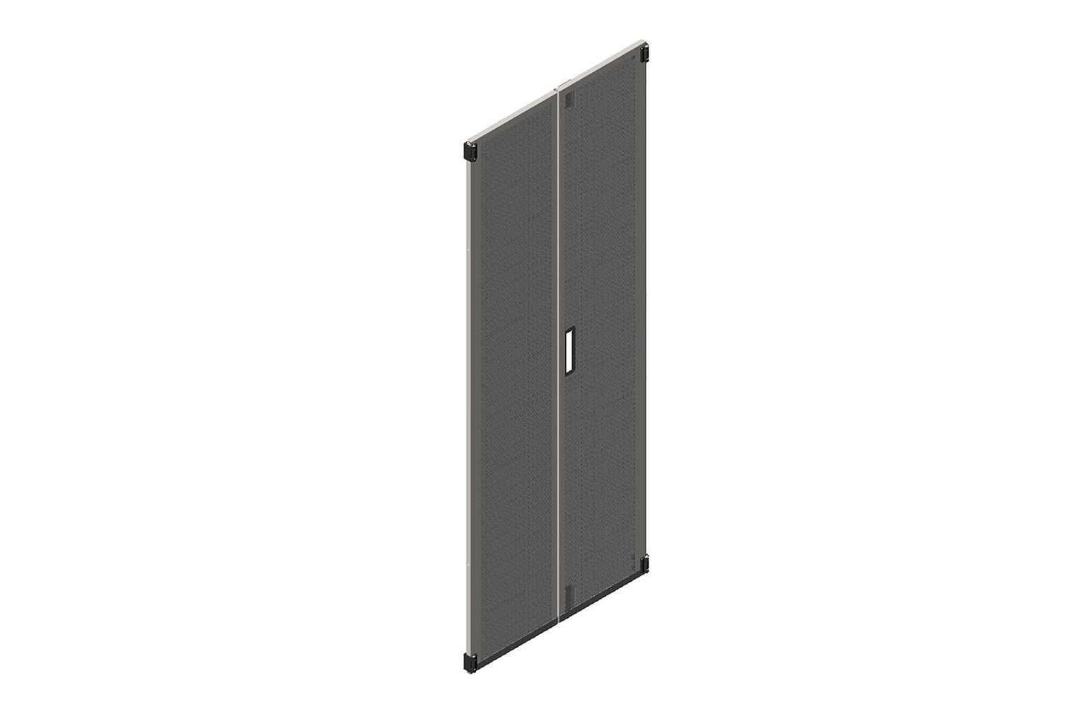 Double Perforated Metal Rear Door for ZetaFrame® Cabinet - Image 0