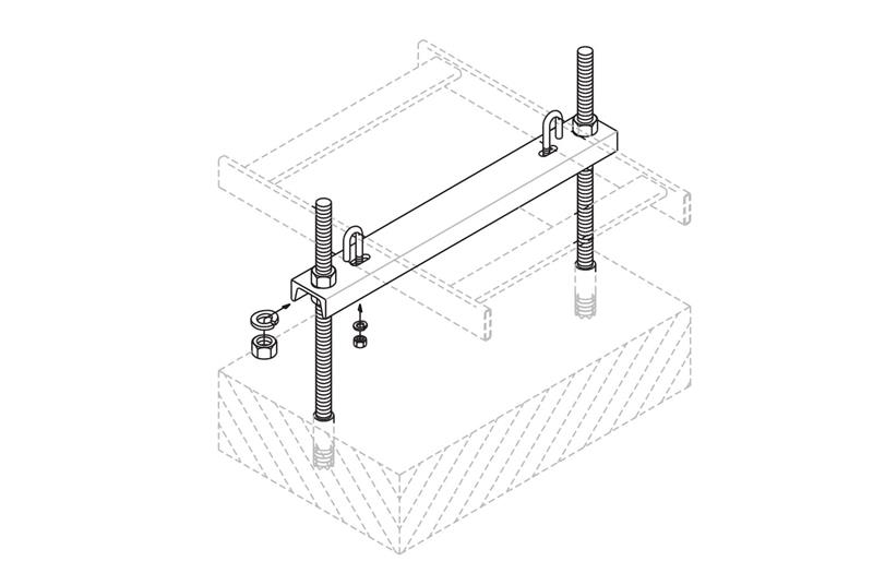 Adjustable Floor Support Channel Cable Runway - Image 0