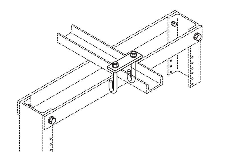 Kit de pernos en "J", canal de ajuste auxiliar/ángulo superior para bastidor - 11304-000 - Image 0 - Large