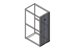 Single Perforated Metal Front Door for ZetaFrame® Cabinet - Image 1