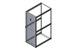 Single Perforated Metal Front Door for ZetaFrame® Cabinet - Image 3