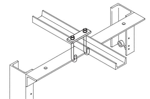 J-Bolt Kit Auxiliary Framing Channel/Rack Top Bar Image